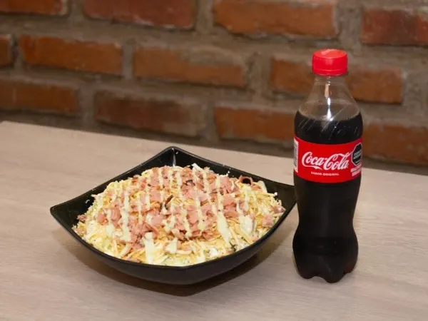 Combo mazorca Sr. Brocheta con bebida